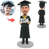 Custom 2024 Male Graduation Bobblehead Doll