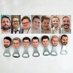 Personalized Custom Male Face Funny Bottle Opener