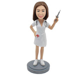 Female Nurse Bobblehead Customize