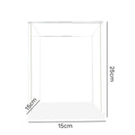 Acrylic Display Case Dustproof Bobblehead Box Desktop Stand
