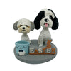 Custom Bobblehead Two Cute Pet Dogs