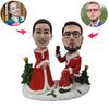 Custom Christmas Gift Bobblehead Doll