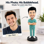 Male Nurse Personalized Custom Bobbleheads