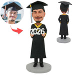 Custom 2024 Male Graduation Bobblehead Doll