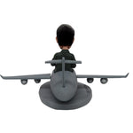 Custom Captain Bobblehead with Fighter