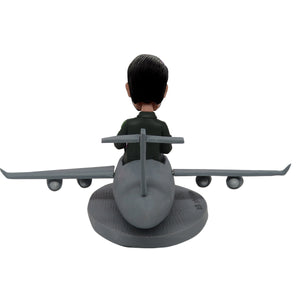 Custom Captain Bobblehead with Fighter