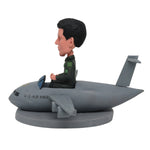 Custom Captain Bobblehead with Fighter