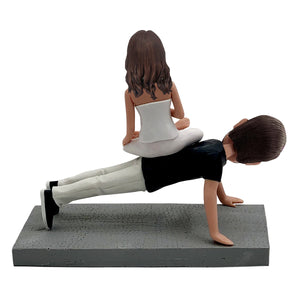 Valentine's Day Gift Ideas - Custom Bobblehead Yoga Couple