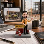 Custom Construction Worker Bobblehead