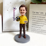 Custom Bobblehead Taxi Driver Figurine