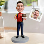 Custom Handcrafted Bobblehead for Birthday Celebration