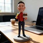 Custom Handcrafted Bobblehead for Birthday Celebration