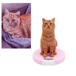 Custom Orange Tabby Cat Bobblehead