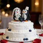Penguin Wedding Couple Personalized Bobblehead