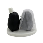 Penguin Wedding Couple Personalized Bobblehead