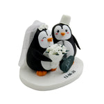 Penguin Wedding Couple Personalized Bobblehead