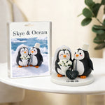 Penguin Wedding Couple Personalized Bobblehead
