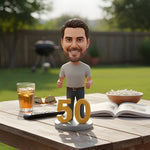 Personalized 50th Birthday Custom Bobblehead