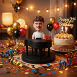 Personalized Piano Player Bobble Head Gift