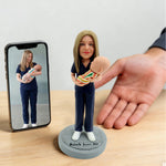 Custom Midwife Bobblehead from Photo
