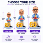 Personalized 60th Birthday Custom Bobblehead