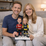 Custom Hockey Couple Bobblehead