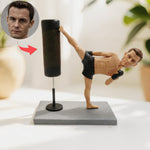Personalized Martial Arts Kickboxing Figurine Gift