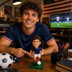 Personalized Custom Football Champion Style Bobblehead Gift