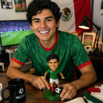 Custom Soccer Player Bobblehead Kicking Ball