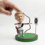 Custom Personalized Archery Player Bobblehead Gift