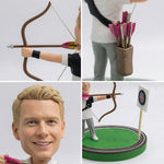 Custom Personalized Archery Player Bobblehead Gift