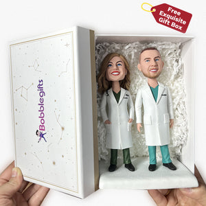 Custom Couple Doctors Bobbleheads