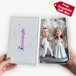 Personalized Bride and Groom Figurines for Wedding Gifts