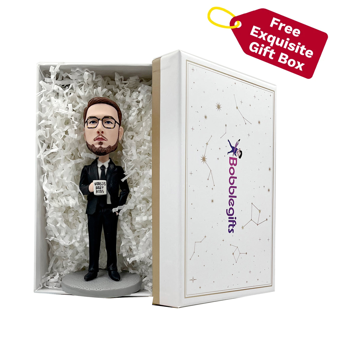 Custom Bobblehead Playing the Drums