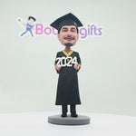 Custom 2024 Male Graduation Bobblehead Doll