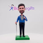 Business Golf Man Personalized Bobblehead
