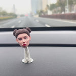 Personalized Bobblehead Female Car Dashboard
