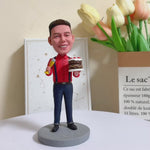Custom Handcrafted Bobblehead for Birthday Celebration