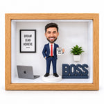 Personalized 3D Figurine Shadow Box – Custom Gift for Any Occasion